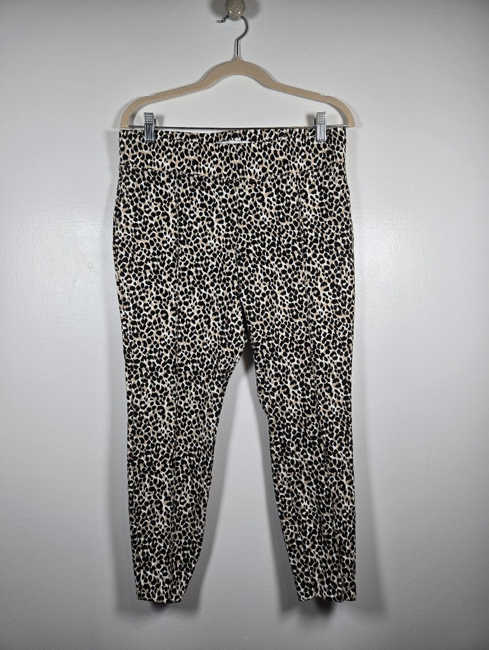 Old Navy Stevie High Rise Leopard Animal Print Ponte Knit Leggings Pants Large